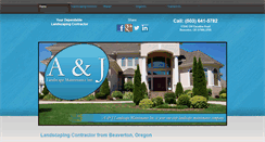 Desktop Screenshot of portlandlandscapemaintenance.com